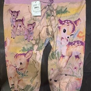 Magnolia Pearl Pastel Deer Print JoggersPristine cond, Nvr worn, wtags